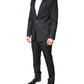 Dolce & Gabbana Dark Gray Wool Single Breasted 2 Piece Suit