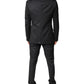 Dolce & Gabbana Dark Gray Wool Single Breasted 2 Piece Suit