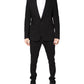 Dolce & Gabbana Multicolor Polyester Jacquard 2 Piece Suit