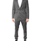 Dolce & Gabbana Gray Wool Single Breasted 2 Piece Suit
