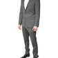 Dolce & Gabbana Gray Wool Single Breasted 2 Piece Suit