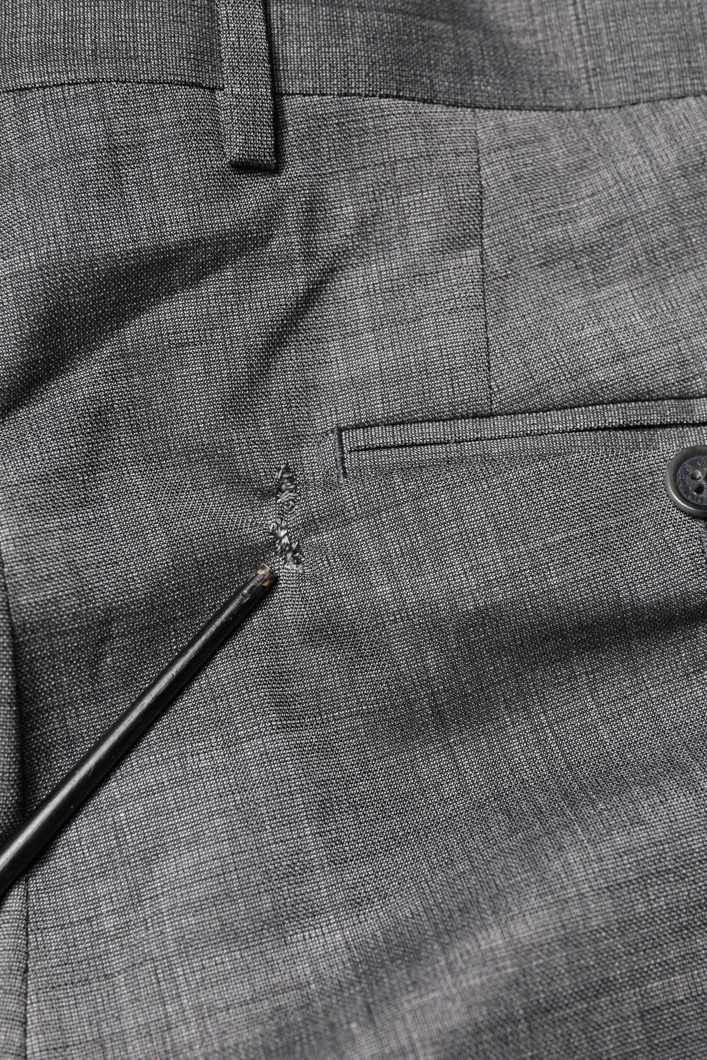 Dolce & Gabbana Gray Wool Single Breasted 2 Piece Suit