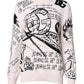 Dolce & Gabbana White Black Logo Print Women Pullover Sweater