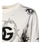 Dolce & Gabbana White Logo Angel Print Women Pullover Sweater