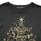 Dolce & Gabbana Black Cotton Round Neck Short Sleeve T-shirt