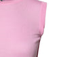Dolce & Gabbana Pink Cashmere Round Neck Sleeveless Tank Top