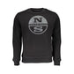 North Sails Black Cotton Men Sweatshirt