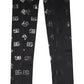 Dolce & Gabbana Black DG Logo Monogram Wool Stretch Arm Sleeves