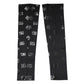 Dolce & Gabbana Black DG Logo Monogram Wool Stretch Arm Sleeves