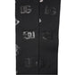 Dolce & Gabbana Black DG Logo Monogram Wool Stretch Arm Sleeves