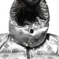 Dolce & Gabbana Silver Logo Full Zip Hooded Quilted Jacket