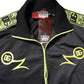 Dolce & Gabbana Black Logo Turtleneck Zip Bomber Jacket