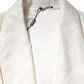 Dolce & Gabbana Ivory Silk Logo Men Wrap Robe Coat Jacket
