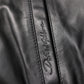 Dolce & Gabbana Black Lambskin Leather Full Zip Biker Jacket