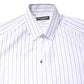 Dolce & Gabbana White Stripes Cotton GOLD Formal Dress Shirt