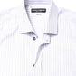 Dolce & Gabbana White Striped Cotton MARTINI Men Dress Shirt