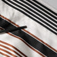 Dolce & Gabbana Multicolor Striped Silk Short Sleeves Shirt