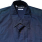 Dolce & Gabbana Blue Cotton GOLD Long Sleeves Casual Shirt