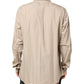 Dolce & Gabbana Beige Pin Up Print MARTINI Men Casual Shirt