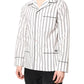Dolce & Gabbana White Stripes Lounge Pajama Sleepwear Shirt