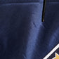 Dolce & Gabbana Blue Nylon Logo Patch Men Bomber Sweater