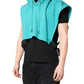 Dolce & Gabbana Green Cotton Hooded Men Sportswear Vest Sweater