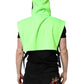 Dolce & Gabbana Green Polyester Hooded Sportswear Vest Sweater