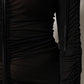 Dolce & Gabbana Black Mesh Trim Bodycon Long Sheath Dress