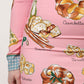 Dolce & Gabbana Pink Pastry Print Bodycon Sheath Midi Dress