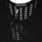 Dolce & Gabbana Black Cashmere Long Sleeves A-line Midi Dress