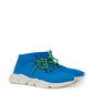 Balenciaga Blue Cotton Athletic Sneakers