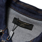 Dolce & Gabbana Blue Denim Cotton Crystal Embellished Jacket