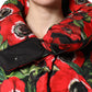 Dolce & Gabbana Multicolor Floral Full Zip Padded Jacket
