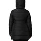 Dolce & Gabbana Black Puffer Hooded Zip Reversible Jacket