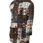 Dolce & Gabbana Multicolor Patchwork Button Down Jacket