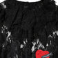 Dolce & Gabbana Black Cotton Floral Lace Women Blouse Top