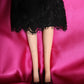Dolce & Gabbana Black Dress Ceramic Porcelain Fashion Leather Sicily Dolls