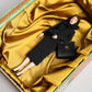 Dolce & Gabbana Black Dress Ceramic Porcelain Fashion Leather Sicily Dolls