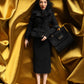 Dolce & Gabbana Black Dress Ceramic Porcelain Fashion Leather Sicily Dolls