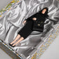 Dolce & Gabbana Black Dress Ceramic Porcelain Fashion Leather Sicily Dolls