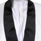 Dolce & Gabbana White Nylon Single Breasted Coat Blazer