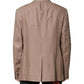 Dolce & Gabbana Beige TAORMINA Single Breasted Coat Blazer