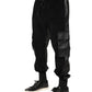 Dolce & Gabbana Black Cotton Cargo Jogger Sweatpants Pants