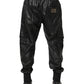Dolce & Gabbana Black Cotton Cargo Jogger Sweatpants Pants