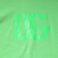Dolce & Gabbana Green Cotton DG Logo Print Hooded Sweater