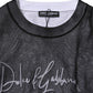 Dolce & Gabbana Black White Logo Knitted Pullover Sweater