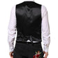 Dolce & Gabbana Black Wool Waistcoat Dress Formal Vest