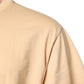 Dolce & Gabbana Beige Cotton Logo Print Crew Neck T-shirt