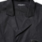 Dolce & Gabbana Black Short Sleeves Button Down Casual Shirt