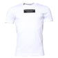 Dolce & Gabbana White Cotton Logo Patch Crew Neck T-shirt